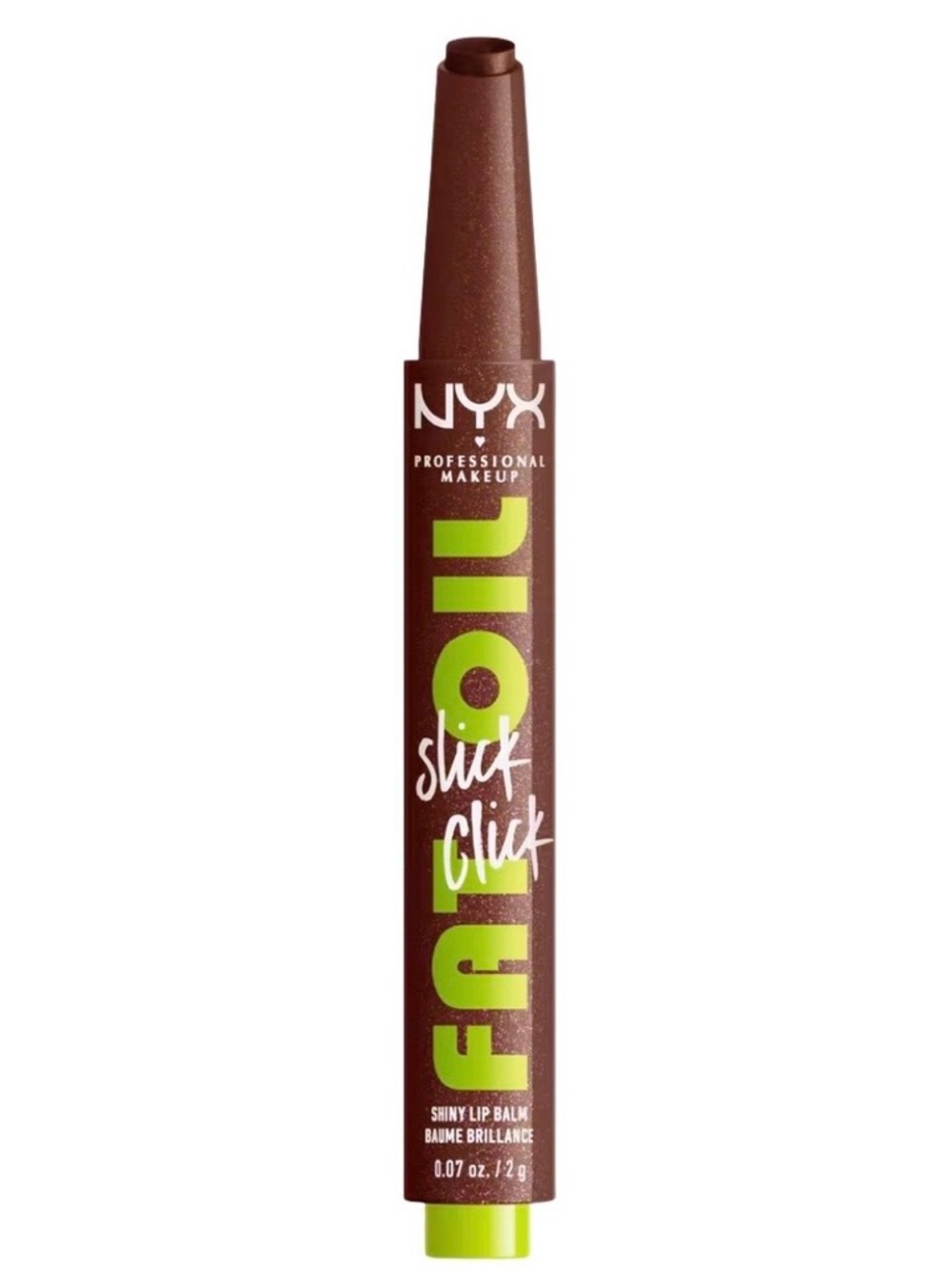 3/$12 NYX 12 Trending Topic Fat Oil Slick Click Shiny Lip Balm